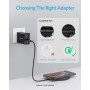 Anker 313 Cargador inalámbrico Pad, Qi Certificado 10W MAX para iPhone Serie 14 & 13, SE 2020, 12, AirPods Pro 2 (Adaptador de