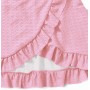 Arshiner Conjunto de Bikini de 3 Piezas con Tirantes y Adornos de Volantes para Niñas Bañador de Playa de Verano Top+Rocks