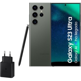 Samsung Galaxy S23 Ultra, 256GB + Cargador de 45W - Smartphone Android con IA, Teléfono Móvil Desbloqueado, Color Verde (Versión