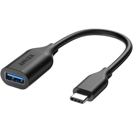 Anker Adaptador de USB-C a USB 3.1, convierte USB-C hembra en USB-A hembra, Utiliza USB OTG Tecnología para MacBook Pro, Nuevo