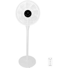 Cecotec Ventilador de Pie con Mando a Distancia Energysilence 1000 Smart Control. 25W, Motor DC, Diámetro de 16", 9 Aspas,