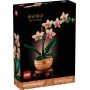 LEGO Botanical Miniorquídea, Orquídea Flor y Planta Artificial para Decoración del Hogar y Salón, Maqueta para Construir para