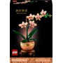 LEGO Botanical Miniorquídea, Orquídea Flor y Planta Artificial para Decoración del Hogar y Salón, Maqueta para Construir para