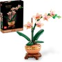 LEGO Botanical Miniorquídea, Orquídea Flor y Planta Artificial para Decoración del Hogar y Salón, Maqueta para Construir para