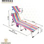 CREVICOSTA QUALITY MARK MARCAS DE CALIDAD - Arena 1004 - Tumbona de Playa con TOLDO, Plegable y reclinable. 4 Posiciones