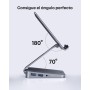 Anker Hub USB C 551 8 en 1 con Soporte para Tableta Plegable, Entrada de alimentación, HDMI 4K, 2 Puertos de Datos USB-A, AUX de