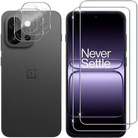 Lutree para Realme C63/ Realme C61 Cristal Templado, 2+2 Piezas Protector de Pantalla + Protector de Lente de Cámara, Dureza 9H