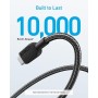 ANKER cable usb c, paquete de 2, cable USB A a USB C de 90cm, carga rápida para iPhone 16, 16 Plus, 16 Pro, 16 Pro Max, Samsung