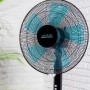 Cecotec EnergySilence 510 Floor Fan, 40 W, 5 Blades, 40 cm Diameter, Oscillating, 3 Speeds, Adjustable Height, 110-130 cm,