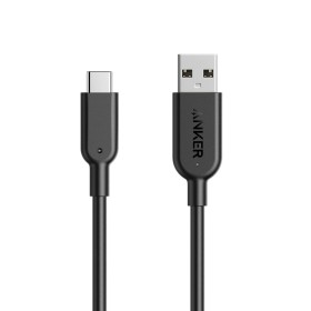 Anker Powerline II USB-C a USB 3.1 - Cable USB (0,9 m, USB C, USB A, 3.1 (3.1 Gen 2) para Galaxy S10, S9, S8, S8 +, MacBook,