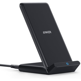 Anker 313 Estación de Cargador Inalambrico iPhone 10W, Certificado Qi Adecuado para iPhone 16/15/15 Pro/15 Pro MAX/14/13/13