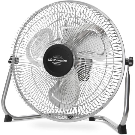 Orbegozo PW 1230 Industrial Fan Power Fan, Adjustable Tilt, 45 W, 30 cm Metal Blades, Carry Handle, Safety Grille, 3 Speeds