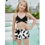 Happy Cherry 3 Piezas niñas Bikini Conjuntos de Trajes de baño con Cubrir la Falda 8-13años