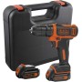 BLACK+DECKER Taladro atornillador inalámbrico ultracompacto de 10,8 V con batería de 1,5 Ah y cargador de 400 mA, BDCDD12-QW