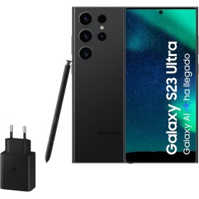 Samsung Galaxy S23 Ultra, 512GB + Cargador de 45W - Smartphone Android con IA, Teléfono Móvil Desbloqueado, Color Negro (Versión