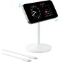 Anker MagGo Estación de Carga Inalámbrica, Soporte Inalámbrico Compatible con MagSafe de Carga Rápida de 15 W, Cargador