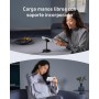 Anker MagGo Estación de Carga Inalámbrica, Soporte Inalámbrico Compatible con MagSafe de Carga Rápida de 15 W, Cargador