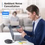 Anker Altavoz USB PowerConf S330, micrófono de conferencias para Oficina en casa, Mejora de Voz Inteligente, Sistema Conectar y