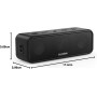 Soundcore 3 Altavoz Bluetooth Potente, Altavoz portátil, Graves optimizados, 24 Horas de reproducción, IPX7, Sonido