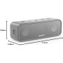 Soundcore 3 Altavoz Bluetooth Potente, Altavoz portátil, Graves optimizados, 24 Horas de reproducción, IPX7, Sonido