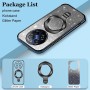 Funda para Realme 12 Pro /12 Pro Plus, Magnética Transparente Galvanizado Funda con Soporte, Silicona TPU Suave Ultra Delgada