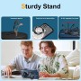 Funda para Realme 12 Pro /12 Pro Plus, Magnética Transparente Galvanizado Funda con Soporte, Silicona TPU Suave Ultra Delgada