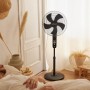 Newlux - Standing Fan with Remote Control W550 Smart 5 Blades of ø40cm, 3 Speed and 3 Modes. Oscillating Pedestal Fan with