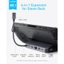 Anker Estación Base para Steam Deck/ROG Ally, Base 6 en 1 para Steam Deck, Hub USB C con HDMI 4K@60Hz, Ethernet 1Gbps, 2 Puertos