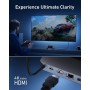 Anker Estación Base para Steam Deck/ROG Ally, Base 6 en 1 para Steam Deck, Hub USB C con HDMI 4K@60Hz, Ethernet 1Gbps, 2 Puertos