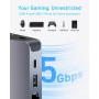 Anker Estación Base para Steam Deck/ROG Ally, Base 6 en 1 para Steam Deck, Hub USB C con HDMI 4K@60Hz, Ethernet 1Gbps, 2 Puertos