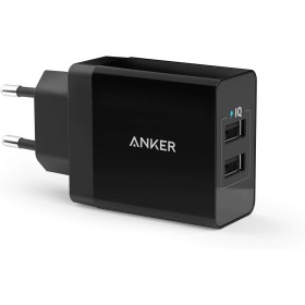 Anker 24 W Cargador USB de 2 Puertos con tecnología PowerIQ para iPhone, iPad, Samsung Galaxy, Nexus, HTC, Motorola, LG, etc