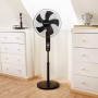 Newlux - Standing Fan with Remote Control W550 Smart 5 Blades of ø40cm, 3 Speed and 3 Modes. Oscillating Pedestal Fan with