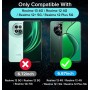 ivoler Funda para Realme 12 4G / Realme 12 Plus (No para Realme 12 5G / Realme 12x) con 2 Piezas Cristal Templado, Transparente