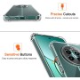 ivoler Funda para Realme 12 4G / Realme 12 Plus (No para Realme 12 5G / Realme 12x) con 2 Piezas Cristal Templado, Transparente