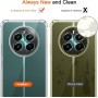 ivoler Funda para Realme 12 4G / Realme 12 Plus (No para Realme 12 5G / Realme 12x) con 2 Piezas Cristal Templado, Transparente