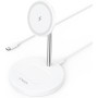 Anker PowerWave 2 en 1 Magnetic Stand Lite, estación de Carga inalámbrica, Cargador con Cable USB-C de 150 cm, Compatible con