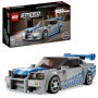 LEGO Speed Champions Nissan Skyline GT-R (R34) de 2 Fast 2 Furious, Maqueta de Coche Juguete para Construir, Minifigura de Brian