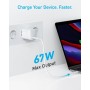 Anker 315 Cargador USB C de 67 W, Fuente de alimentación compacta de Alto Rendimiento con PIQ 3.0, para MacBook Pro/Air, iPhone