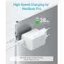 Anker 315 Cargador USB C de 67 W, Fuente de alimentación compacta de Alto Rendimiento con PIQ 3.0, para MacBook Pro/Air, iPhone