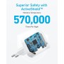 Anker 315 Cargador USB C de 67 W, Fuente de alimentación compacta de Alto Rendimiento con PIQ 3.0, para MacBook Pro/Air, iPhone