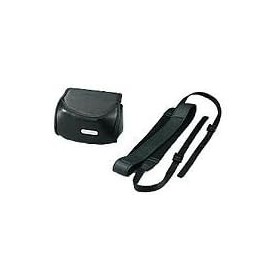 Sony Case Black Leather for DCS-V1 Negro - Funda (Negro)