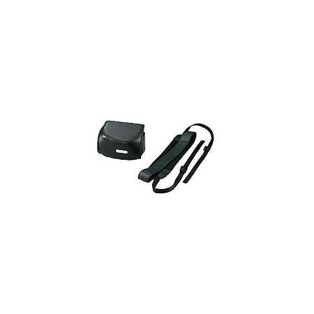 Sony Case Black Leather for DCS-V1 Negro - Funda (Negro)