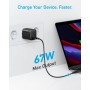 Anker 315 Cargador USB C de 67 W, Fuente de alimentación compacta de Alto Rendimiento con PIQ 3.0, para MacBook Pro/Air, iPhone