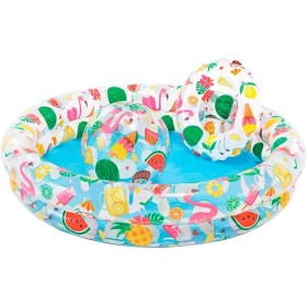 Intex Piscina, Flotador y Pelota Color con Accesorios, 122 x 25 cm, 150 litros (59460)