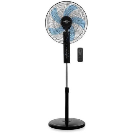 Orbegozo SF 1040 – Standing Fan, 3 Speeds, Quiet, Multi-Swivelling Oscillating Head, Adjustable Height, 45 W, White