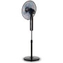 Orbegozo SF 1040 – Standing Fan, 3 Speeds, Quiet, Multi-Swivelling Oscillating Head, Adjustable Height, 45 W, White