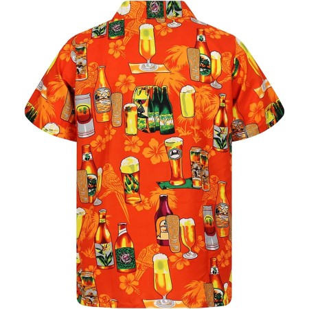 Generisch 2025 - Camisa casual de manga corta para hombre con estampado de solapas sueltas con botones estilo floral de arena de