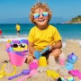 31Piezas Juguetes de Arena para Playa,Pala de cubeta de Arena Plegable y e rastrillo de,Juego de moldes para Helados en la