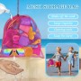 31Piezas Juguetes de Arena para Playa,Pala de cubeta de Arena Plegable y e rastrillo de,Juego de moldes para Helados en la