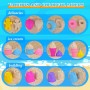 31Piezas Juguetes de Arena para Playa,Pala de cubeta de Arena Plegable y e rastrillo de,Juego de moldes para Helados en la